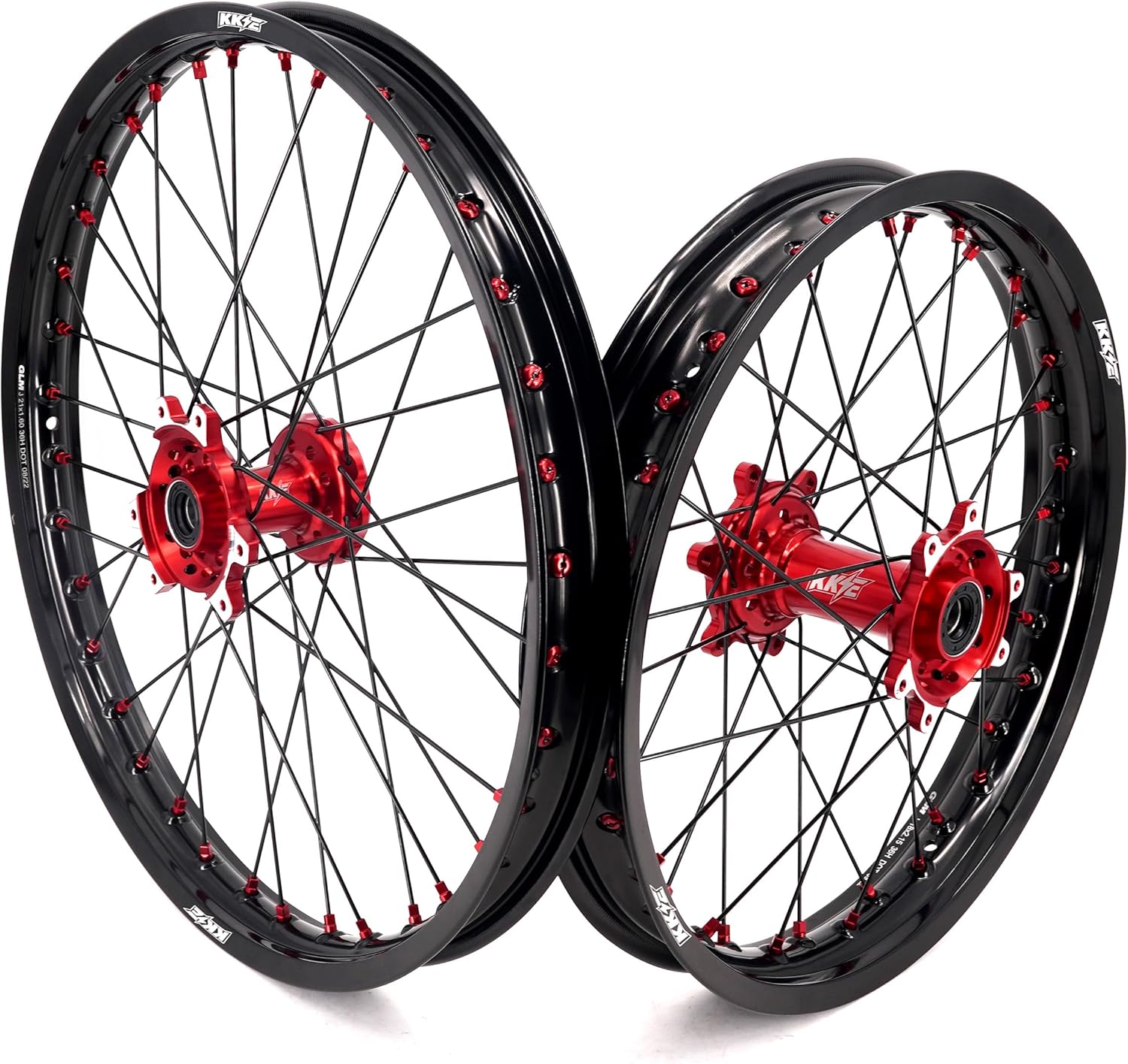 1.6 * 21/2.15 * 18 Surron Ultra Bee Wheels Red Hub
