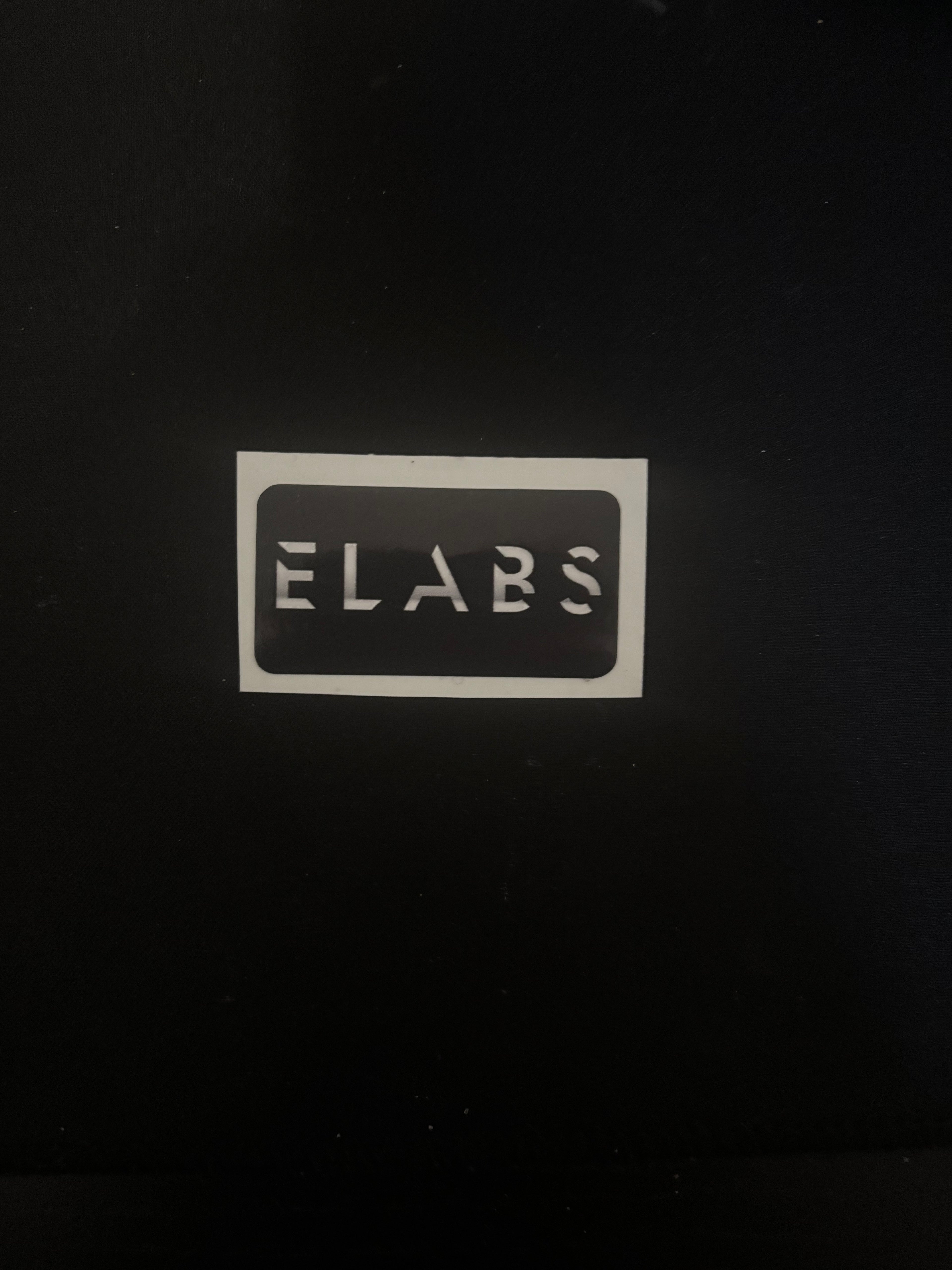ELABS STICKER (Logo/Circle OR Name/Rectangle)