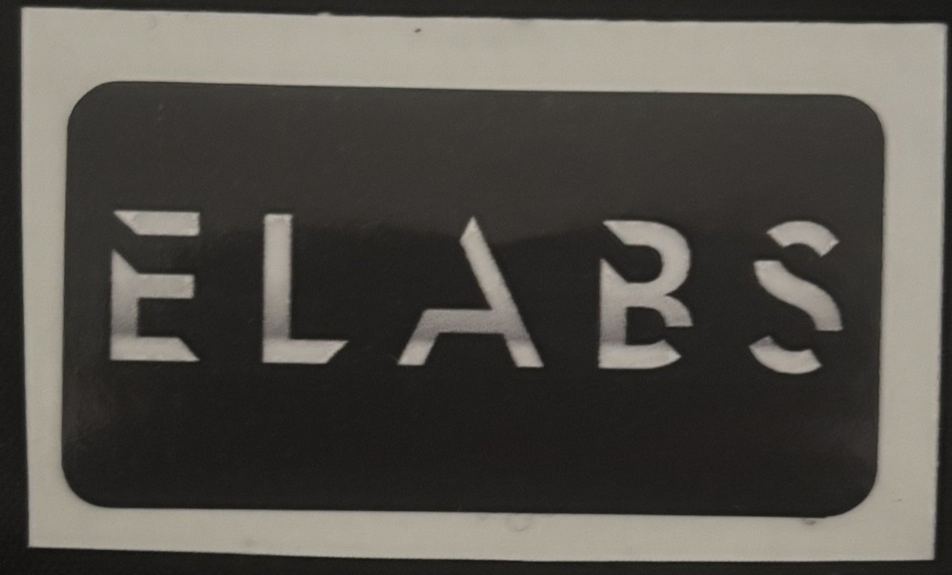 ELABS STICKER (Logo/Circle OR Name/Rectangle)